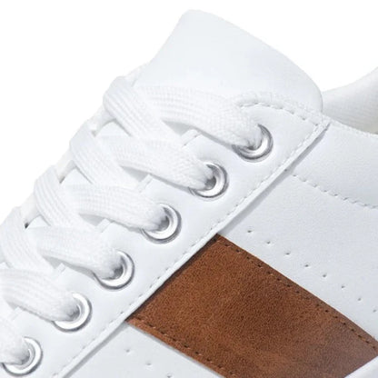 StrideLine – Sneakersy z Kontrastowym Paskiem