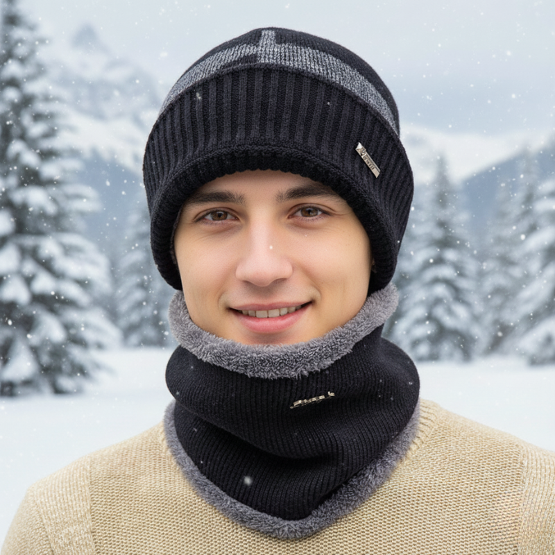 Zimowy Set: Czapka & Komin