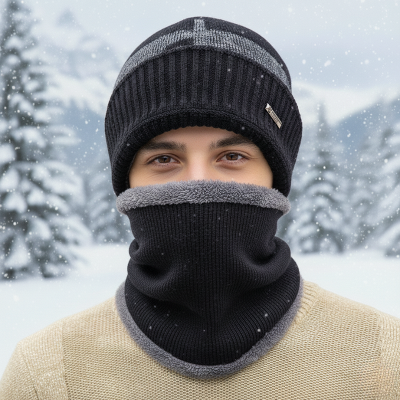 Zimowy Set: Czapka & Komin