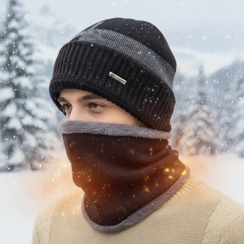 Zimowy Set: Czapka & Komin