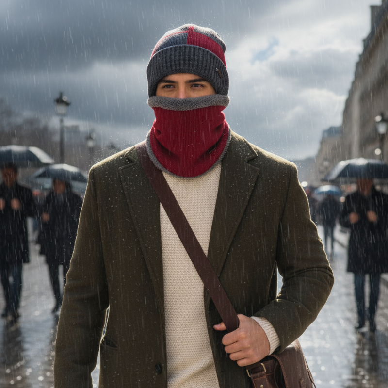 Zimowy Set: Czapka & Komin