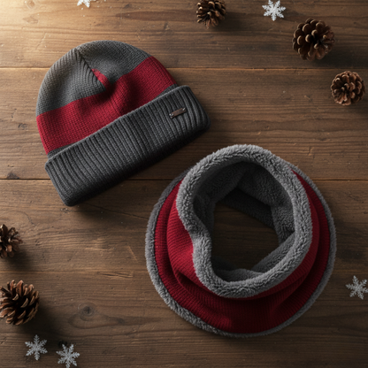 Zimowy Set: Czapka & Komin