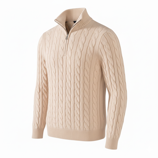 Marlev™ Sweter Półgolf na Zamek